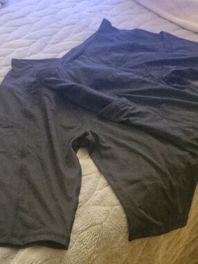 Black Casual Shorts Set